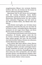 Ein dünner silbriger Faden